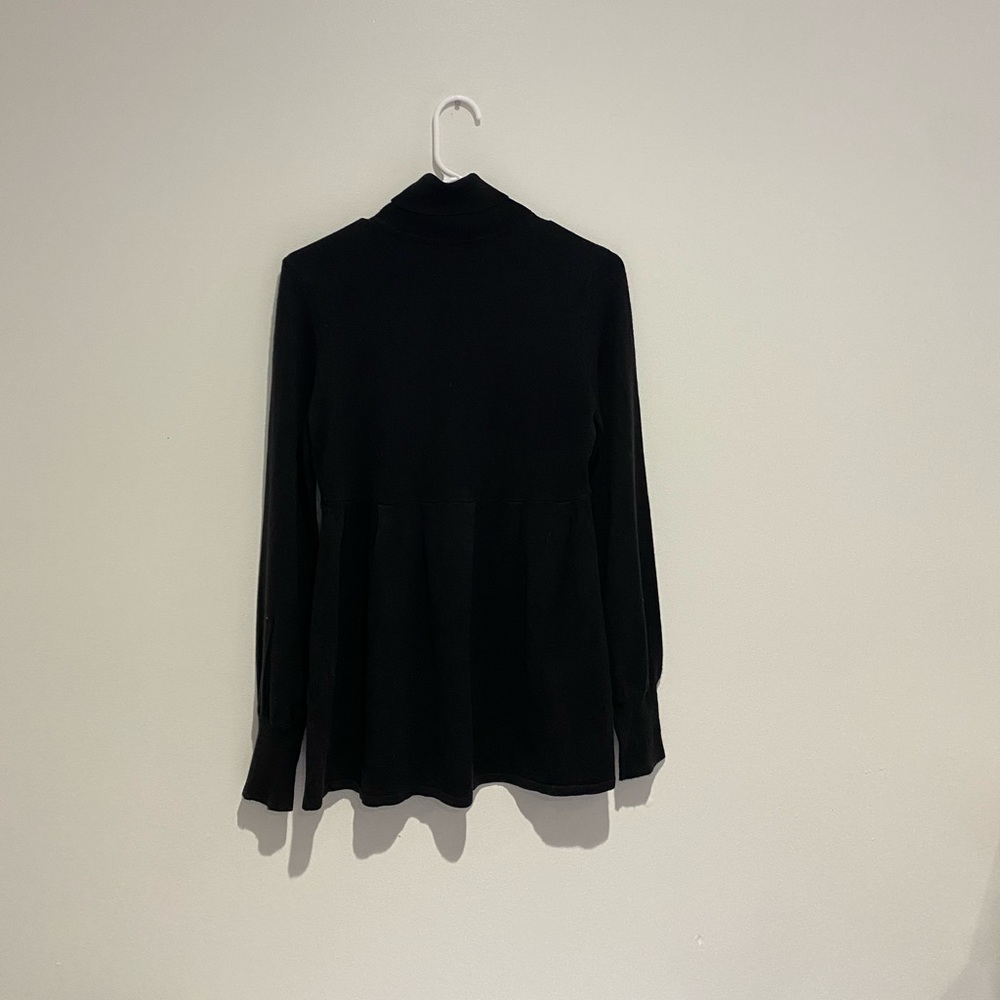 Black Cato Turtle Neck Sweater Size Small - Picture 2 of 3